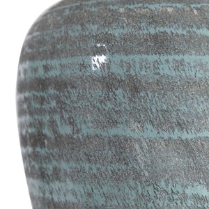   Blue Crackled Ceramic Table Lamp | Oroa.com