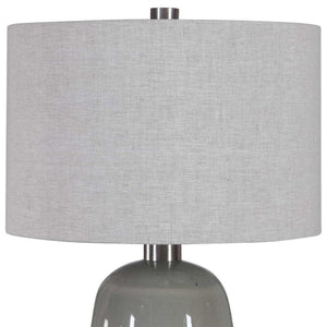   Modern European furniture - Terracotta & Green Ceramic Table Lamp - www.oroa.com | Oroa.com