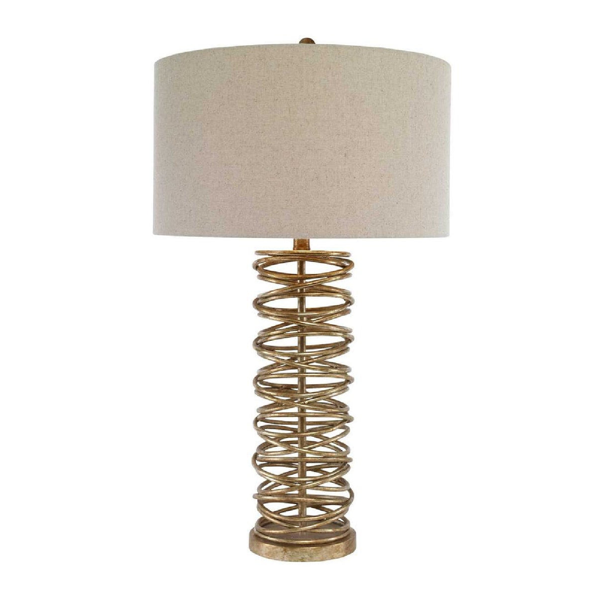   Antique Silver Loops Table Lamp | Oroa.com