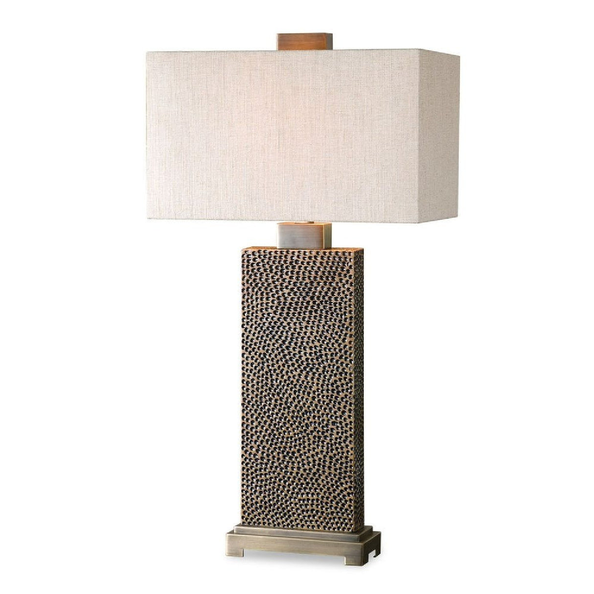   Modern European furniture - Beige Linen Shade Table Lamp - www.oroa.com | Oroa.com