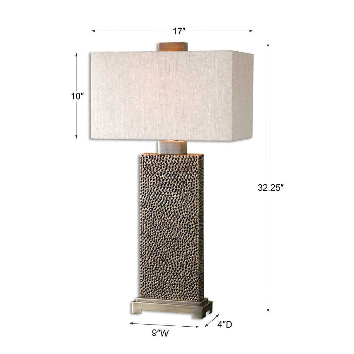   Modern European furniture - Beige Linen Shade Table Lamp - www.oroa.com | Oroa.com