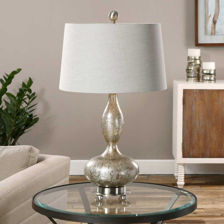   Smoked Mercury Glass Table Lamps (2) | Oroa.com