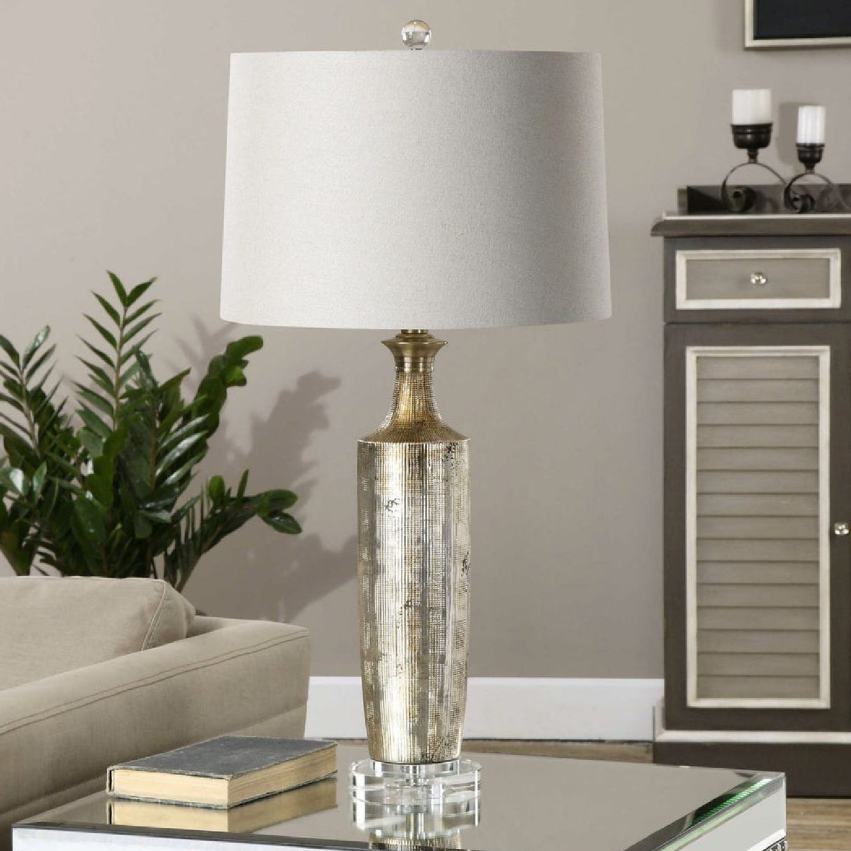   Modern European furniture - Bronze Glazed Ceramic Table Lamp - www.oroa.com | Oroa.com