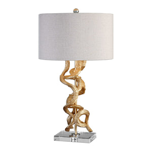   Gold Entwined Table Lamp | Oroa.com