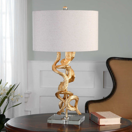   Gold Entwined Table Lamp | Oroa.com