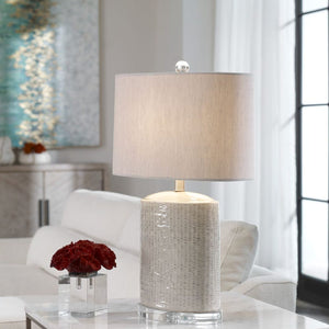   Modern European furniture - Textured Oval Ceramic Table Lamp - www.oroa.com | Oroa.com