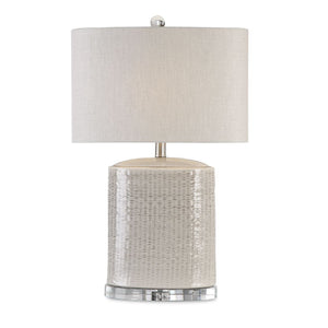   Modern European furniture - Textured Oval Ceramic Table Lamp - www.oroa.com | Oroa.com