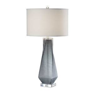   Modern European furniture - Twisted Gray Glass Table Lamp - www.oroa.com | Oroa.com