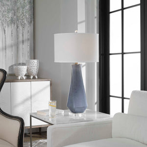   Modern European furniture - Twisted Gray Glass Table Lamp - www.oroa.com | Oroa.com