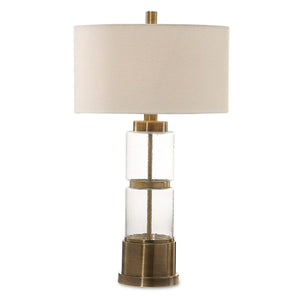   Modern European furniture - Stacked Glass Column Table Lamp - www.oroa.com | Oroa.com