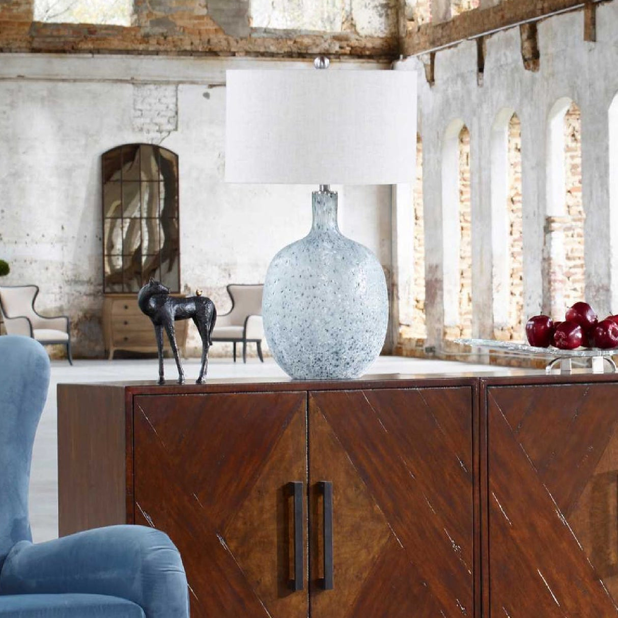   Modern European furniture - Mottled Glass Table Lamp - www.oroa.com | Oroa.com
