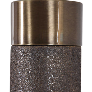   Textured Bronze Ceramic Table Lamp | Oroa.com
