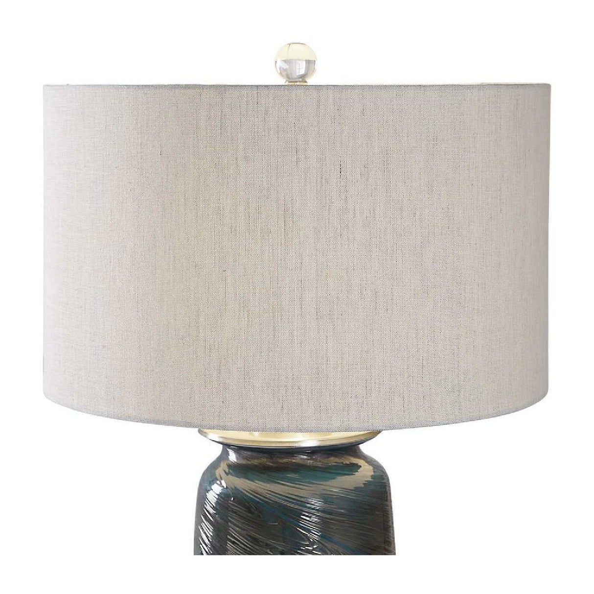   Swirl Textured Glass Table Lamp | Oroa.com
