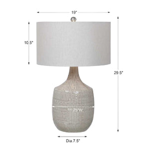   Modern European furniture - Gray Ceramic Table Lamp - www.oroa.com | Oroa.com