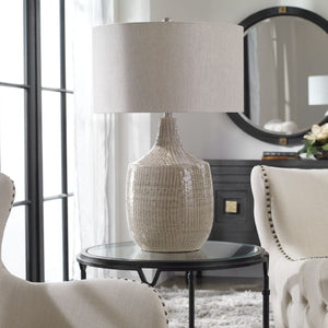   Modern European furniture - Gray Ceramic Table Lamp - www.oroa.com | Oroa.com