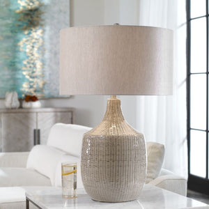   Modern European furniture - Gray Ceramic Table Lamp - www.oroa.com | Oroa.com