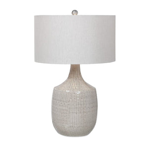   Modern European furniture - Gray Ceramic Table Lamp - www.oroa.com | Oroa.com