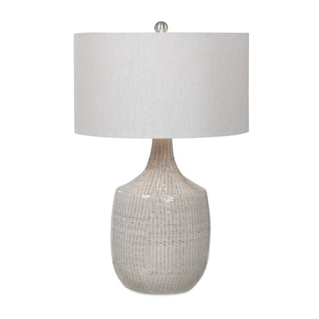   Modern European furniture - Gray Ceramic Table Lamp - www.oroa.com | Oroa.com