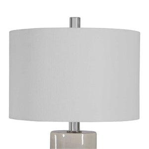   Modern European furniture - Beige Glazed Ceramic Table Lamp - www.oroa.com | Oroa.com
