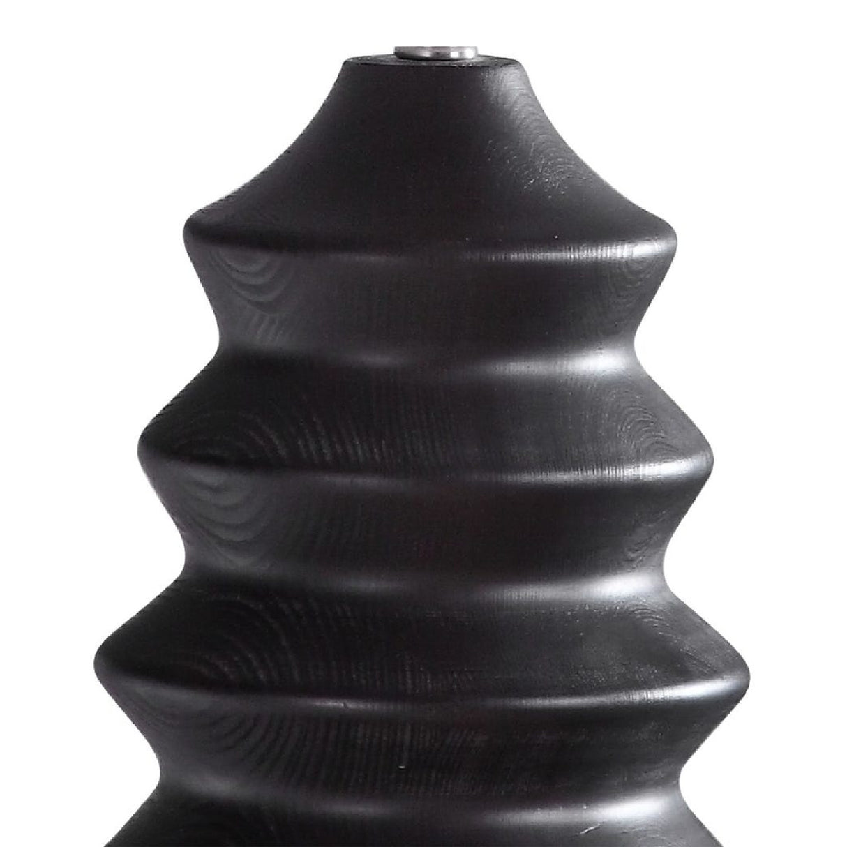   Modern European furniture - Rustic Black Wood Table Lamp - www.oroa.com | Oroa.com