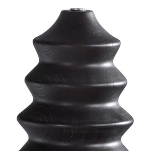   Modern European furniture - Rustic Black Wood Table Lamp - www.oroa.com | Oroa.com