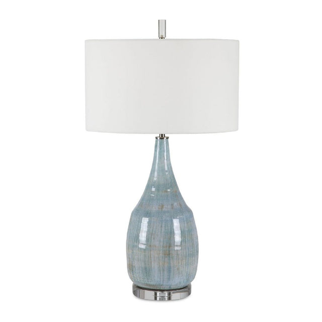 Modern European furniture - Crackle Glazed Ceramic Table Lamp - www.oroa.com
