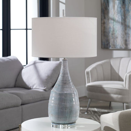   Modern European furniture - Crackle Glazed Ceramic Table Lamp - www.oroa.com | Oroa.com