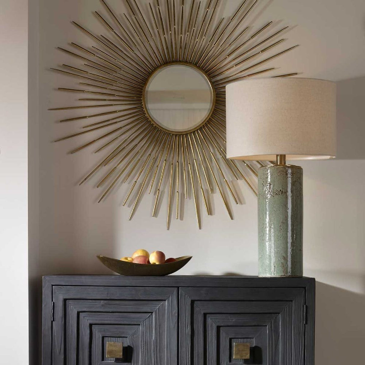   Modern European furniture - Rustic Blue Ceramic Table Lamp - www.oroa.com | Oroa.com