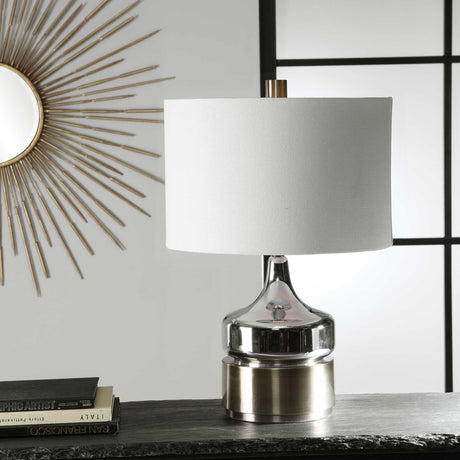   Chrome Glass Table Lamp | Oroa.com