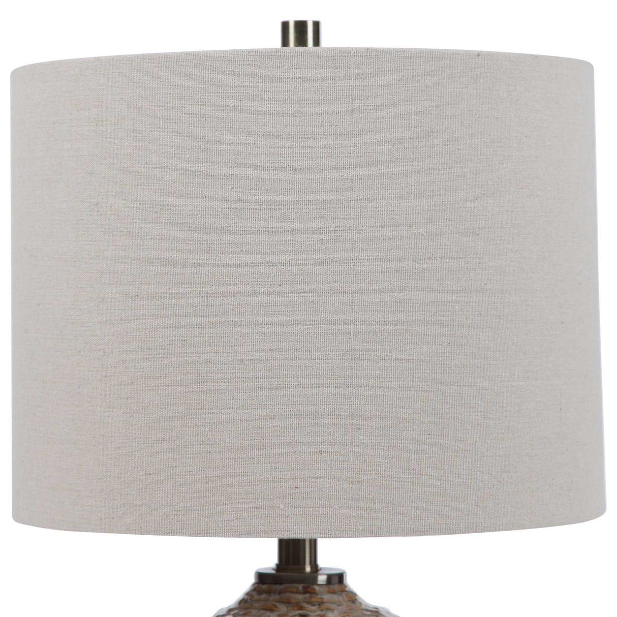   Modern European furniture - Wavy Ribbed Ceramic Table Lamp - www.oroa.com | Oroa.com