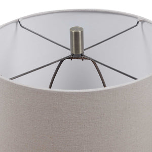   Modern European furniture - Wavy Ribbed Ceramic Table Lamp - www.oroa.com | Oroa.com