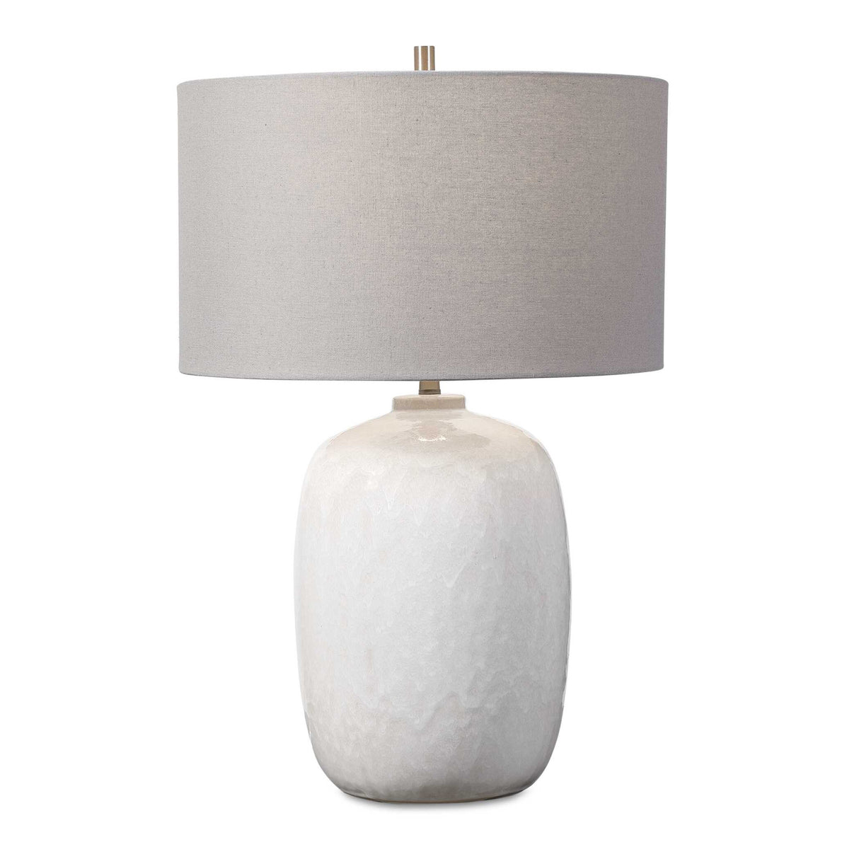   White Drip Ceramic Table Lamp | Oroa.com