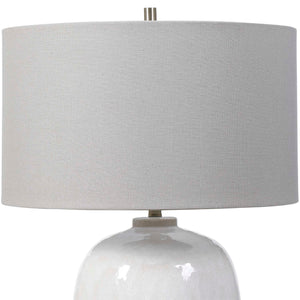   White Drip Ceramic Table Lamp | Oroa.com