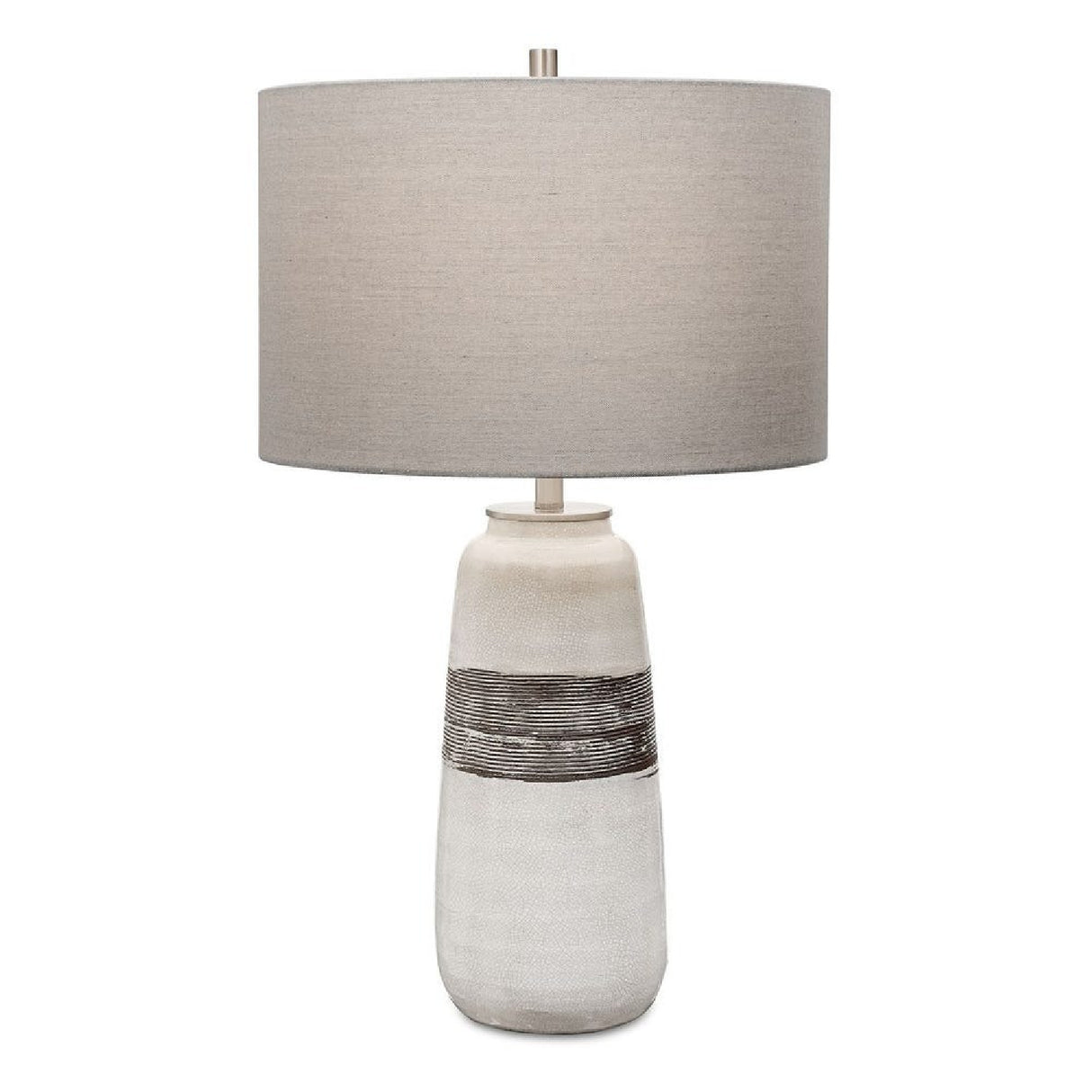   Modern European furniture - Textured Oval Ceramic Table Lamp - www.oroa.com | Oroa.com