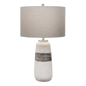   Modern European furniture - Textured Oval Ceramic Table Lamp - www.oroa.com | Oroa.com