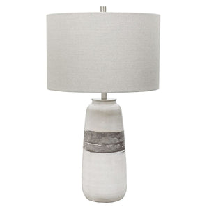   Modern European furniture - Textured Oval Ceramic Table Lamp - www.oroa.com | Oroa.com