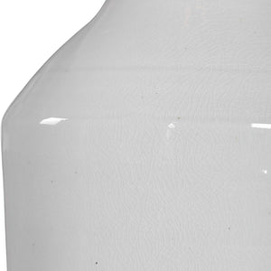   Crackled White Ceramic Table Lamp | Oroa.com