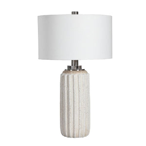   Cream Crackled Ceramic Table Lamp | Oroa.com
