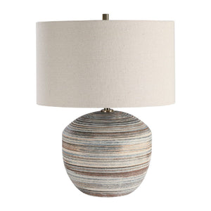   Modern European furniture - Earth-Toned Ceramic Table Lamp - www.oroa.com | Oroa.com