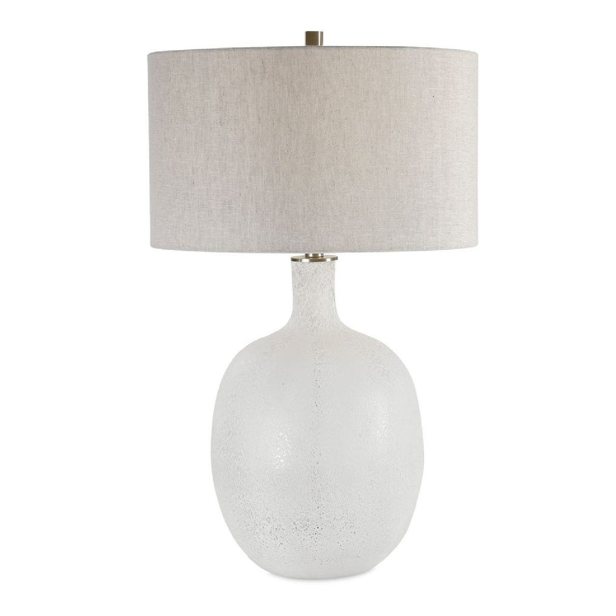   Mottled White Glass Table Lamp | Oroa.com