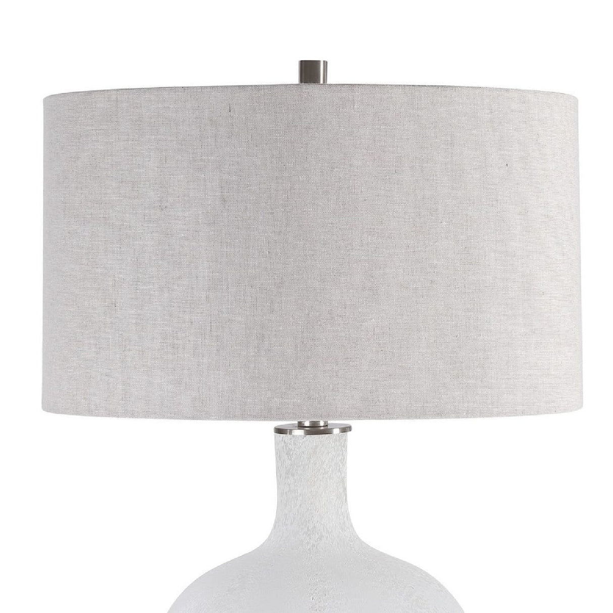   Mottled White Glass Table Lamp | Oroa.com
