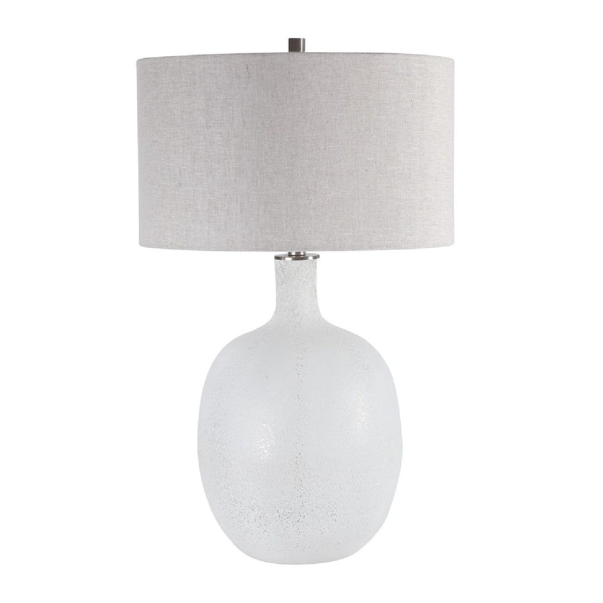   Mottled White Glass Table Lamp | Oroa.com