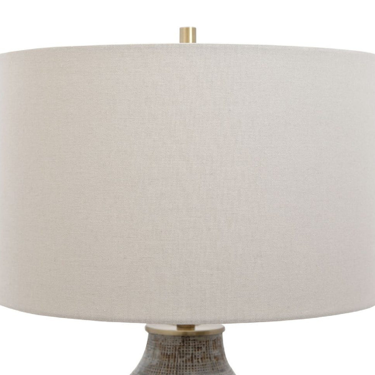   Modern European furniture - Gray Textured Ceramic Table Lamp - www.oroa.com | Oroa.com