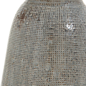   Modern European furniture - Gray Textured Ceramic Table Lamp - www.oroa.com | Oroa.com