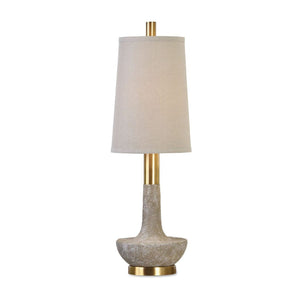   Beige Stone Table Lamp | Oroa.com