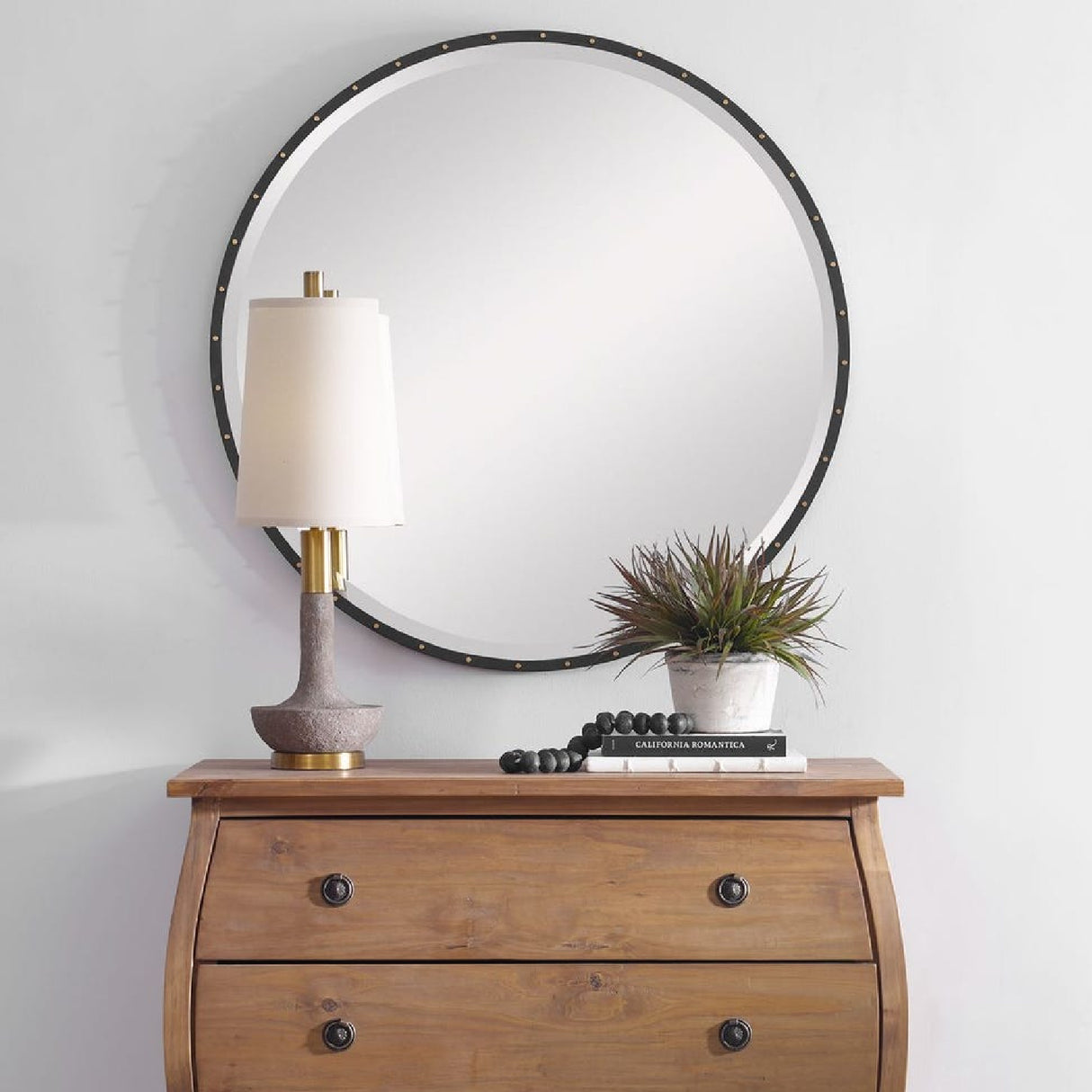   Beige Stone Table Lamp | Oroa.com