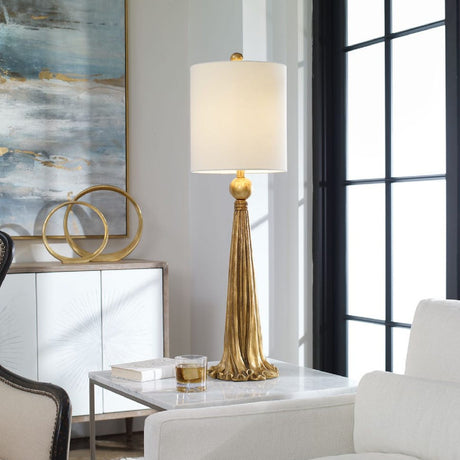   Metallic Gold Buffet Lamp | Oroa.com