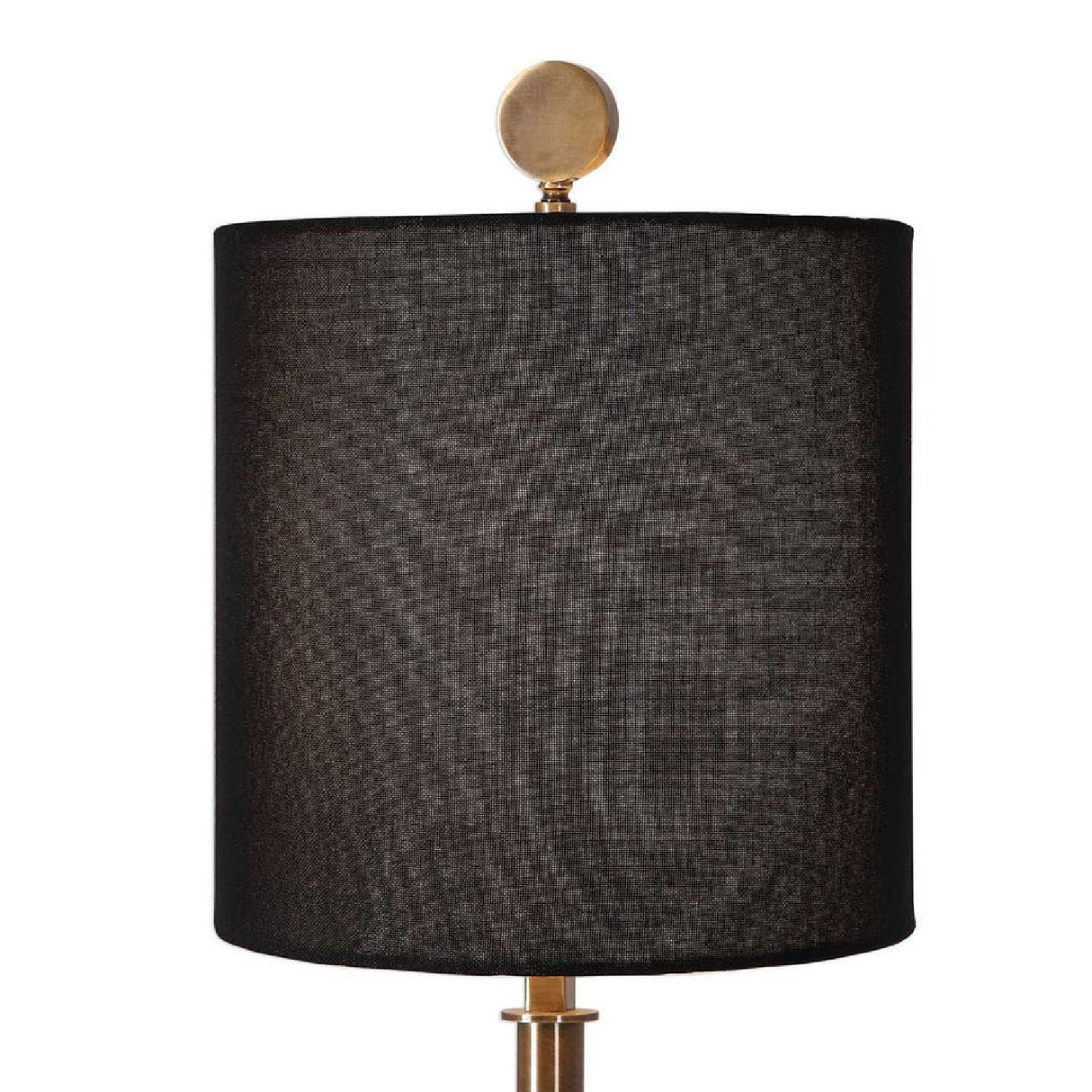   Black Linen Table Lamp | Oroa.com