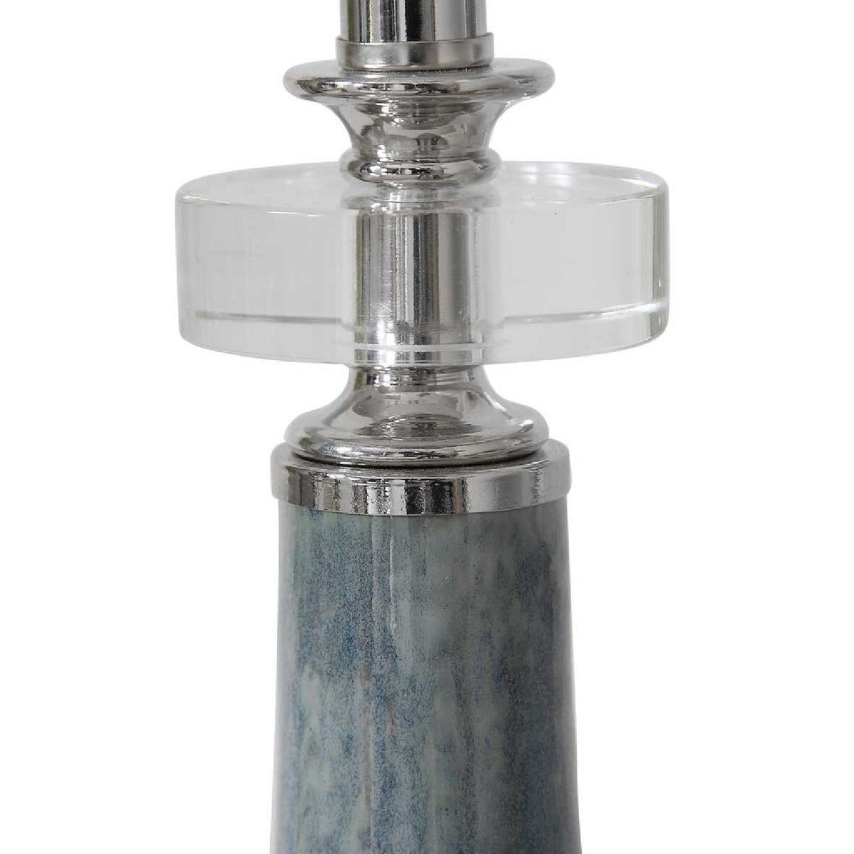   Mottled Blue Ceramic Buffet Lamp | Oroa.com