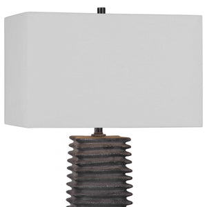   Ribbed Ceramic Table Lamp | Oroa.com